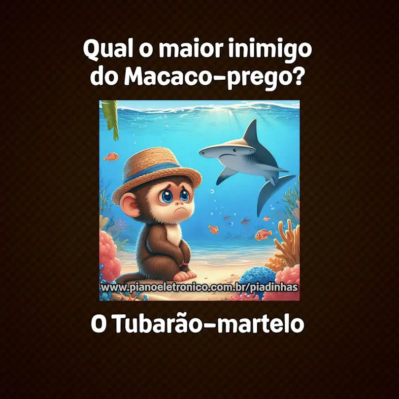Qual o maior inimigo do Macaco-prego?

O Tubarão-martelo